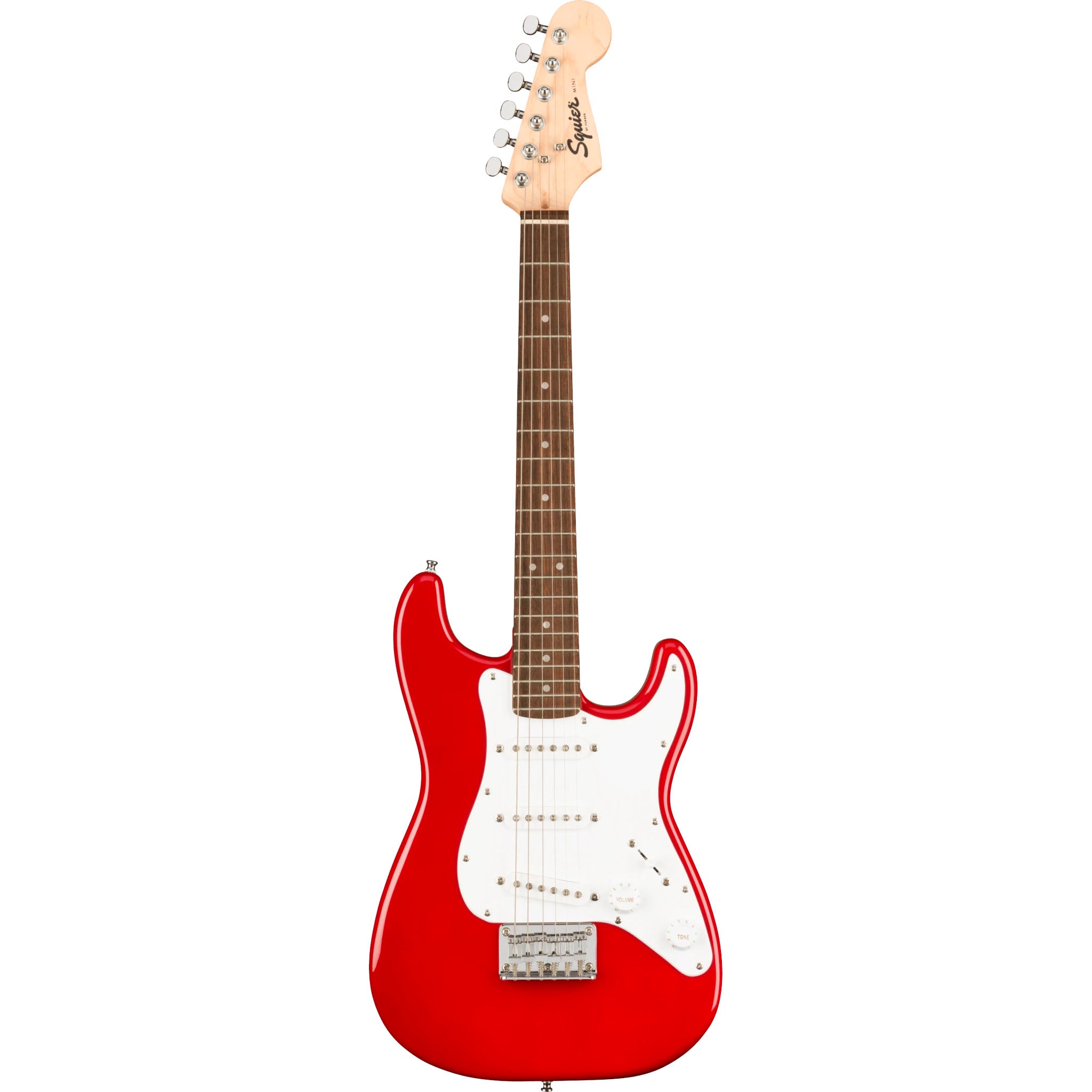 Squier 037-0121-554 Mini Strat LRL, Dakota Red – Easy Music Center