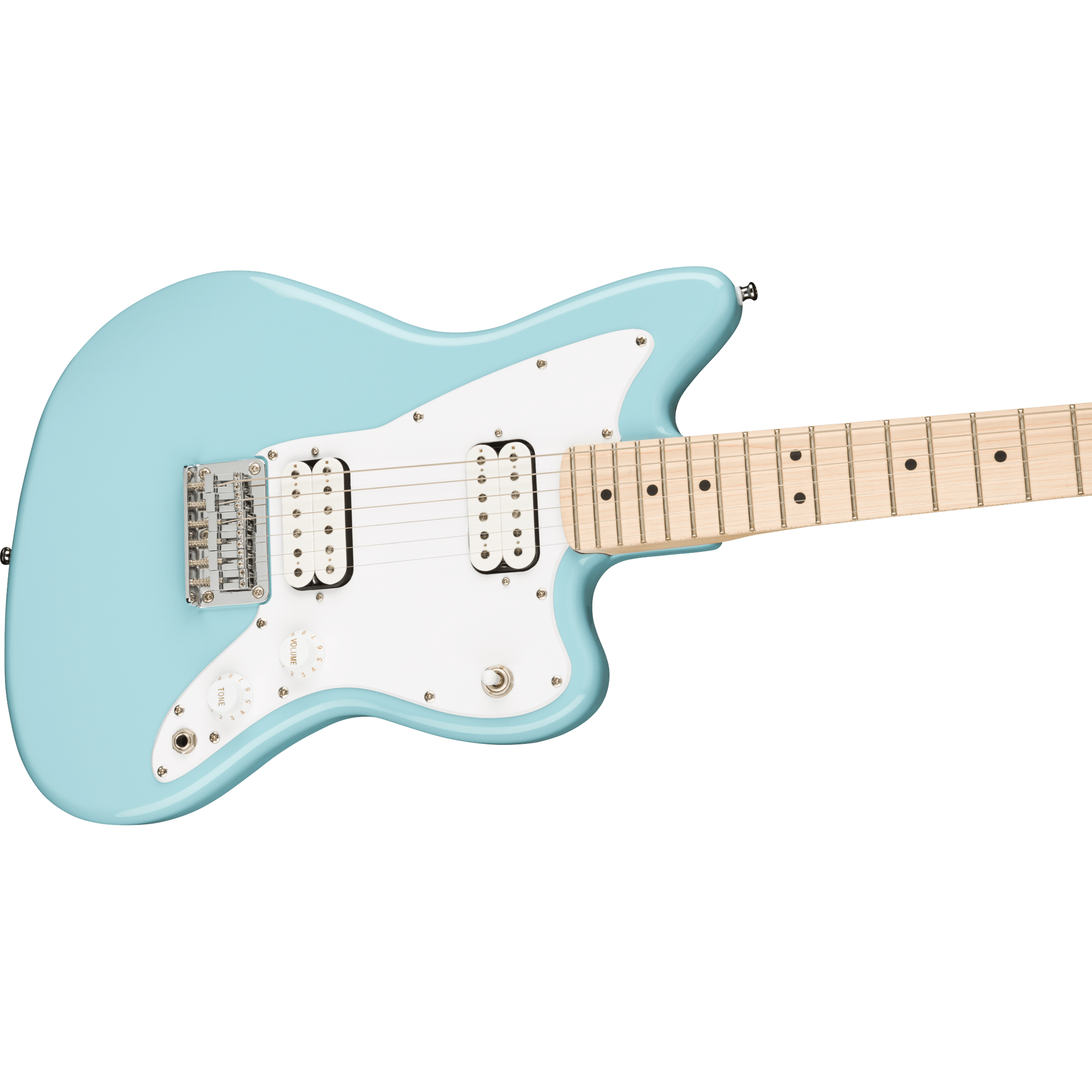 Squier 037-0125-504 Mini Jazzmaster HH, Daphne Blue – Easy Music
