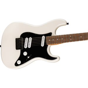 Squier 037-0235-523 Contemporary Strat Special Hard-Tail, SS-S, LRL, Pearl White-Easy Music Center