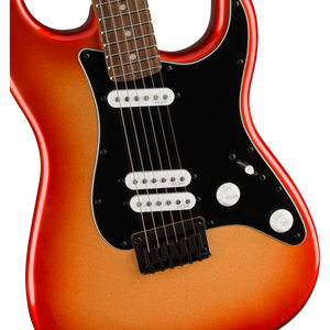 Squier 037-0235-570 Contemporary Strat Special Hard-Tail, SS-S, LRL, Sunset Metallic-Easy Music Center