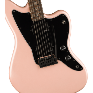 Squier 037-0335-533 Contemporary Active Jazzmaster, HH, Laurel FB, Shell Pink Pearl-Easy Music Center
