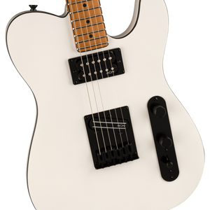 Squier 037-1225-523 Contemporary Tele, RH, Roasted MN, Pearl White-Easy Music Center