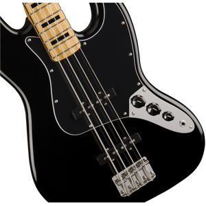 Squier 037-4540-506 Classic Vibe 70s J-Bass, Maple, Black-Easy Music Center