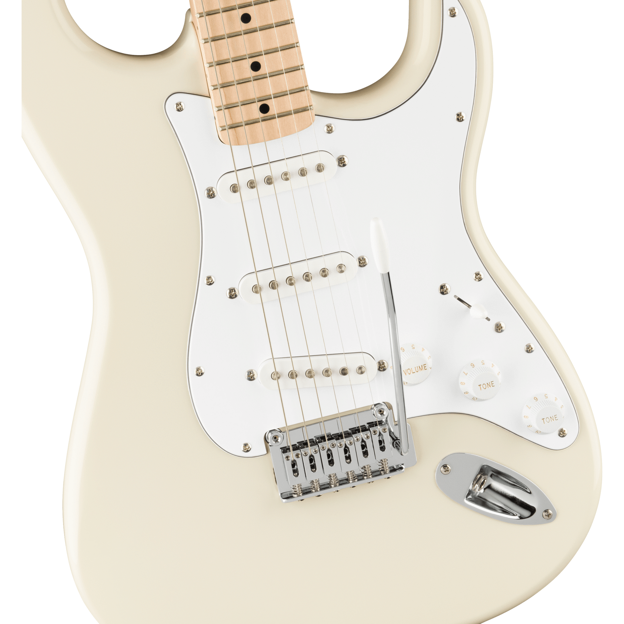 Squier 037-8002-505 Affinity Strat, SSS, Mapel, WPG, Olympic White