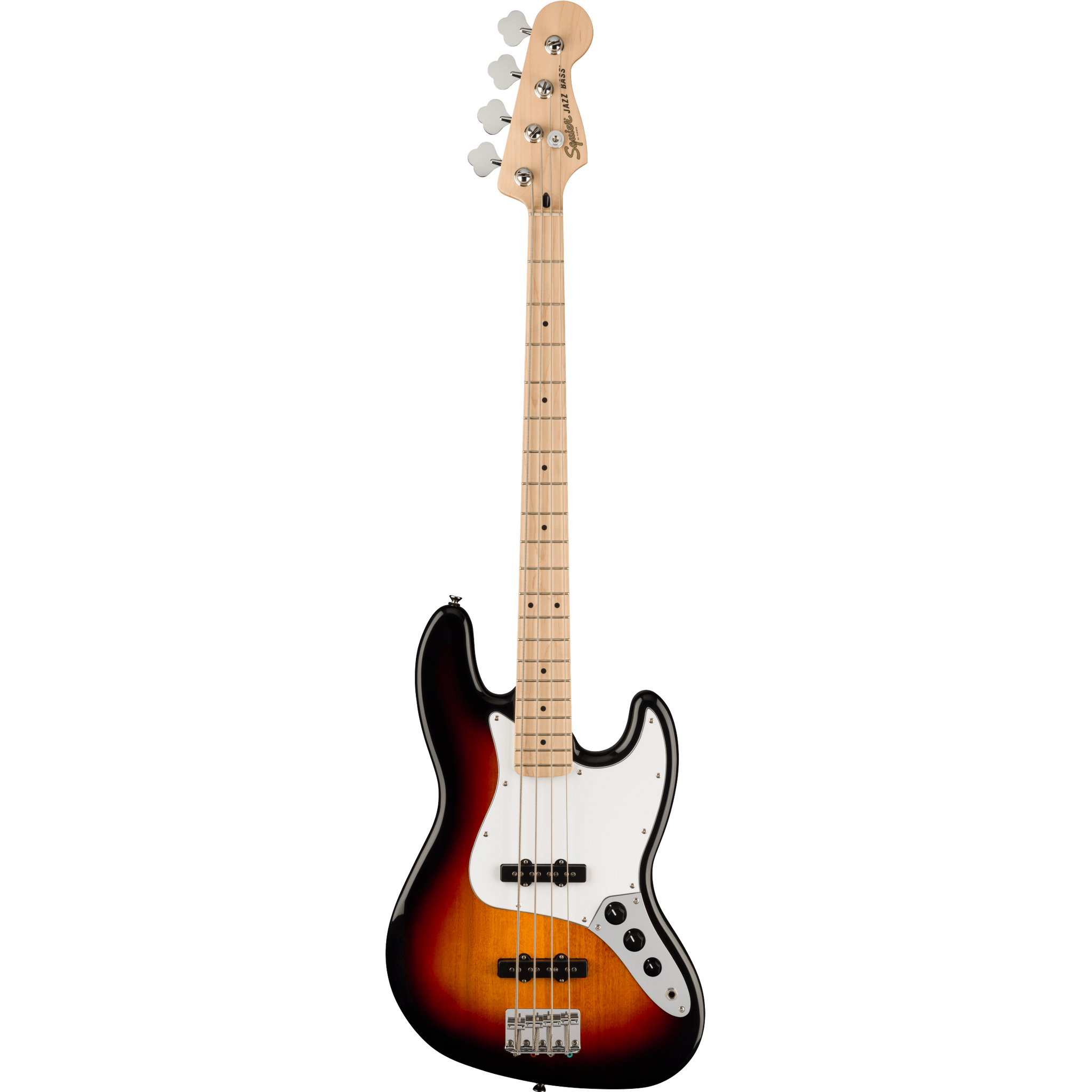 Squier 037-8602-500 Affinity J-Bass, Maple, WPG, 3-Color Sunburst