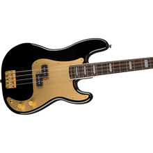 Load image into Gallery viewer, Squier 037-9430-506 40th Ann P-Bass, Gold Edition, Laurel FB, Black-Easy Music Center
