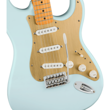 Load image into Gallery viewer, Squier 037-9510-572 40th Ann Strat, Vintage Edition, Maple FB, Satin Sonic Blue-Easy Music Center
