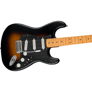 Squier 037-9511-503 40th Ann Strat, Vintage Edition, Maple FB, Satin Wide 2-Color Sunburst-Easy Music Center