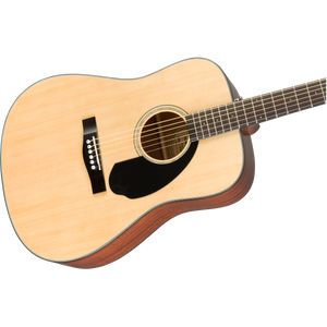Fender 097-0110-021 CD-60S Acoustic/Electric Gutiar, Dreadnought, Solid Spruce Top, Natural-Easy Music Center