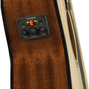 Fender 097-0153-021 CC-60SCE Acoustic/Electric Gutiar, Concert, Solid Spruce Top, Natural-Easy Music Center