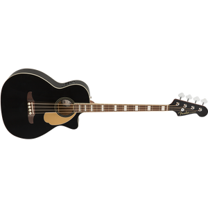 Fender 097-0743-106 Kingman Acoustic Bass Guitar, Black-Easy Music Center
