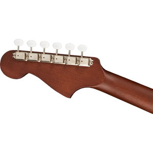 Fender 097-0770-122 Sonoran Mini Acoustic Guitar, All Mahogany-Easy Music Center