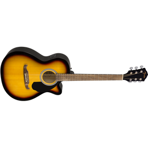 Fender 097-1253-532 FA-135CE Acoustic/Electric Guitar, Concert, Sunburst-Easy Music Center