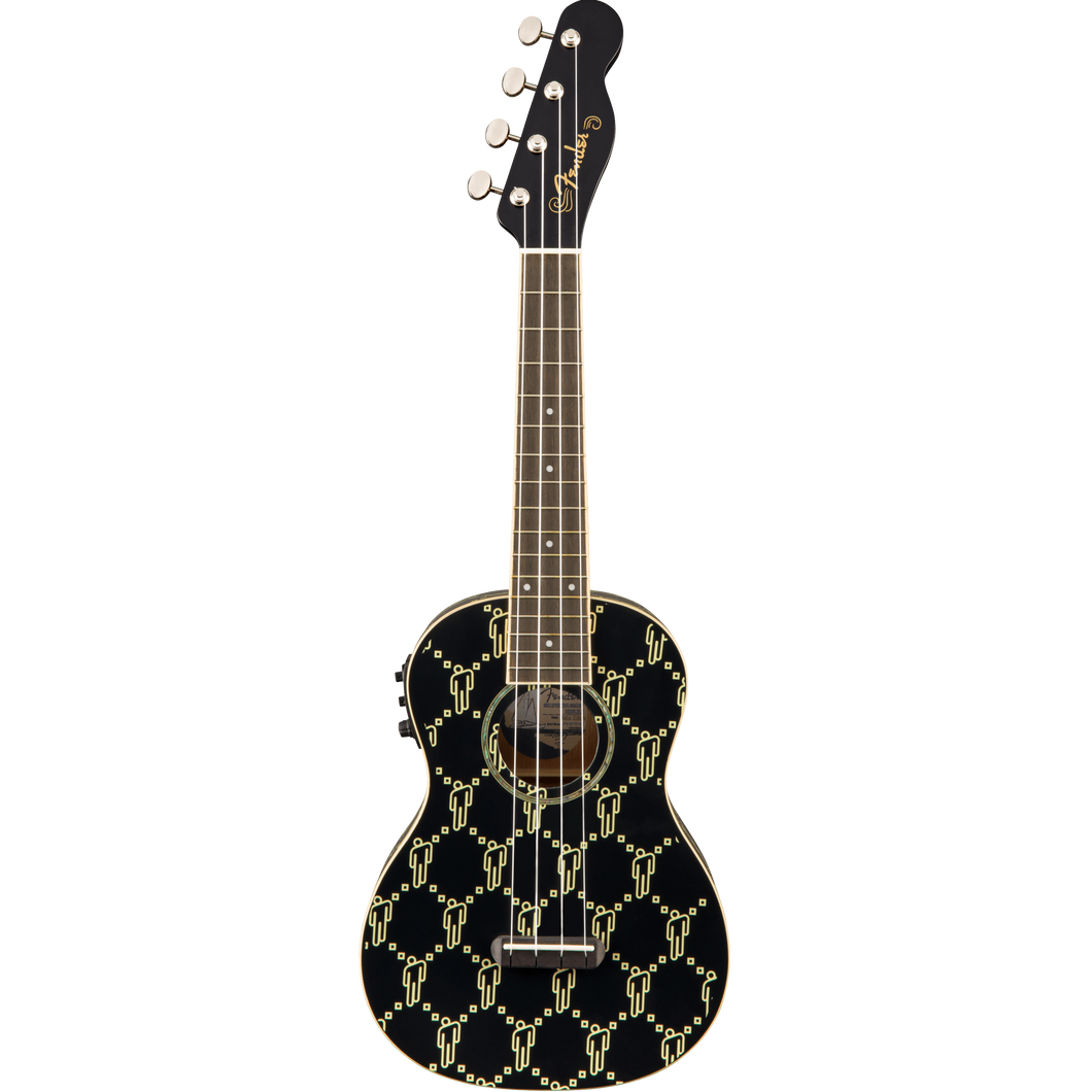Fender 097 1752 106 Billie Eilish Uke Concert Blohsh Finish