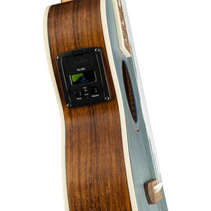 Fender 097-1752-197 Dhani Harrison Tenor Uke, Turquoise-Easy Music Center