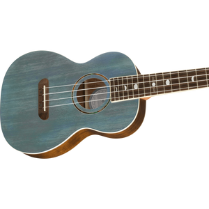 Fender 097-1752-197 Dhani Harrison Tenor Uke, Turquoise-Easy Music Center