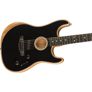 Fender 097-2023-206 Am Acoustasonic Strat, Black-Easy Music Center