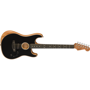 Fender 097-2023-206 Am Acoustasonic Strat, Black-Easy Music Center