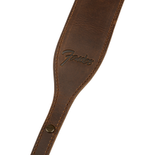 Load image into Gallery viewer, Fender 099-0614-021 Paramount Leather Banjo Strap, Brown-Easy Music Center
