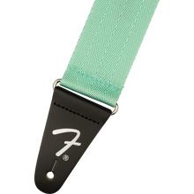 Load image into Gallery viewer, Fender 099-0642-057 Seatbelt Guitar Strap, Mystic Surf Green-Easy Music Center
