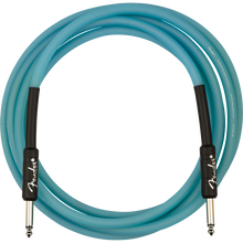 Load image into Gallery viewer, Fender 099-0810-108 Professional 10&#39; Glow-In-The-Dark Cable, Blue-Easy Music Center
