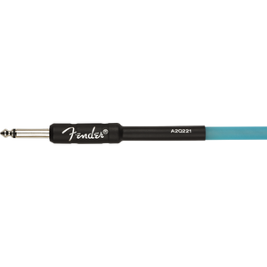 Fender 099-0810-108 Professional 10' Glow-In-The-Dark Cable, Blue-Easy Music Center