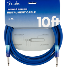 Load image into Gallery viewer, Fender 099-0810-210 10&#39; Ombre Guitar Cable, Belair Blue-Easy Music Center
