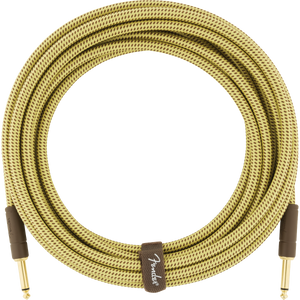 Fender 099-0820-081 Deluxe 18.6' Instrument Cable - Tweed-Easy Music Center