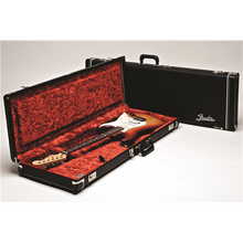 Load image into Gallery viewer, Fender 099-6102-406 Strat/Tele Case, Blk w/ Red/Orange interior-Easy Music Center
