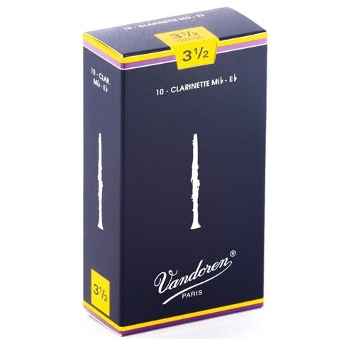 Vandoren CR1135 3.5; Eb soprano clarinet reeds; Vandoren Traditional; 10/box-Easy Music Center