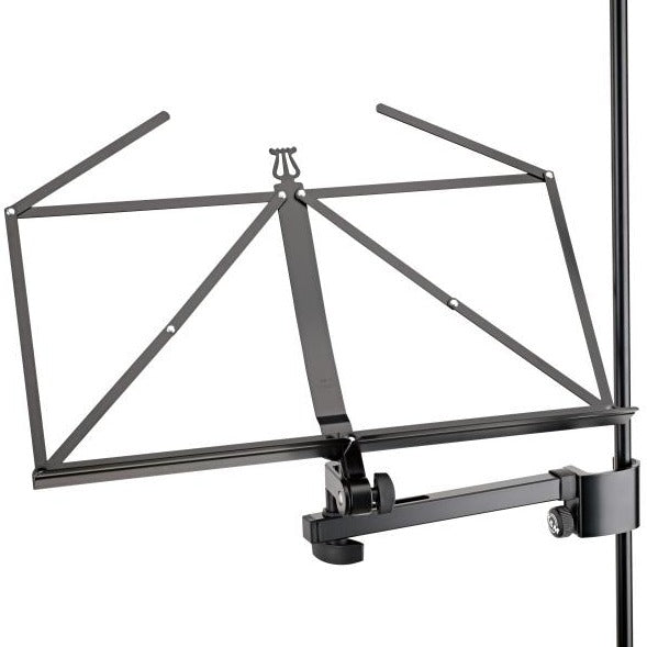 K&M KM11505 Collapsible Sheet Music/Document Holder For Mic Stand-Easy Music Center