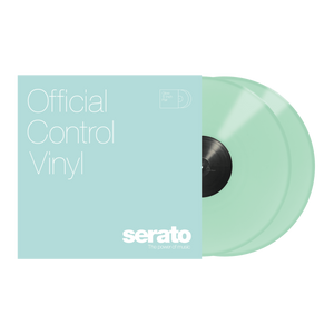 Serato SCV-PS-GID-OV 12" Serato Control Vinyl, Glow-In-The-Dark, Pair-Easy Music Center