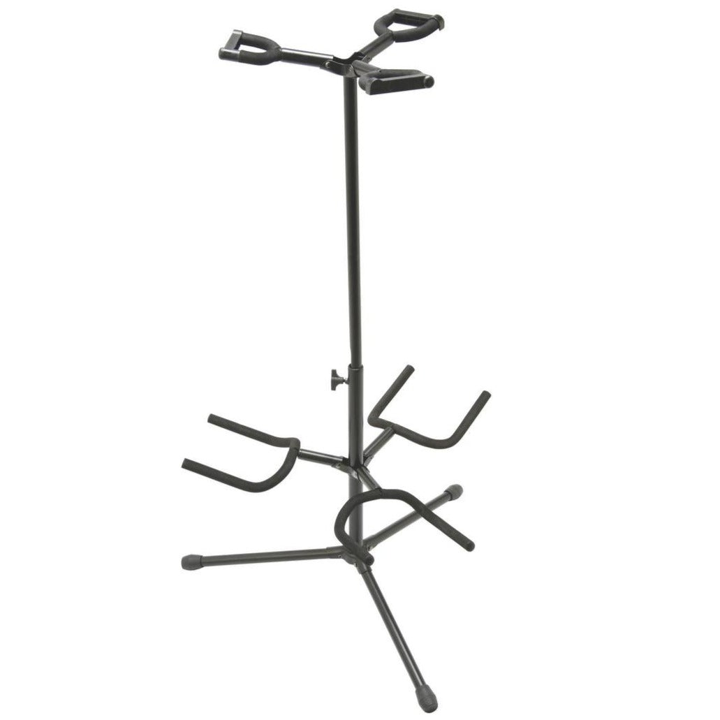 On-Stage GS7321BT - Deluxe Folding Triple Guitar Stand