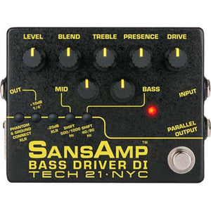 Tech21 BSDR-V2 SansAmp Bass Driver DI-Easy Music Center