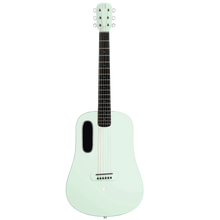 Load image into Gallery viewer, Lava Music BLUE-LAVA-GREEN Blue Lava Touch 36&quot; HPL Acoustic-Electric Smart Guitar w/ AirFlow Bag, Aqua/Mint Green-Easy Music Center
