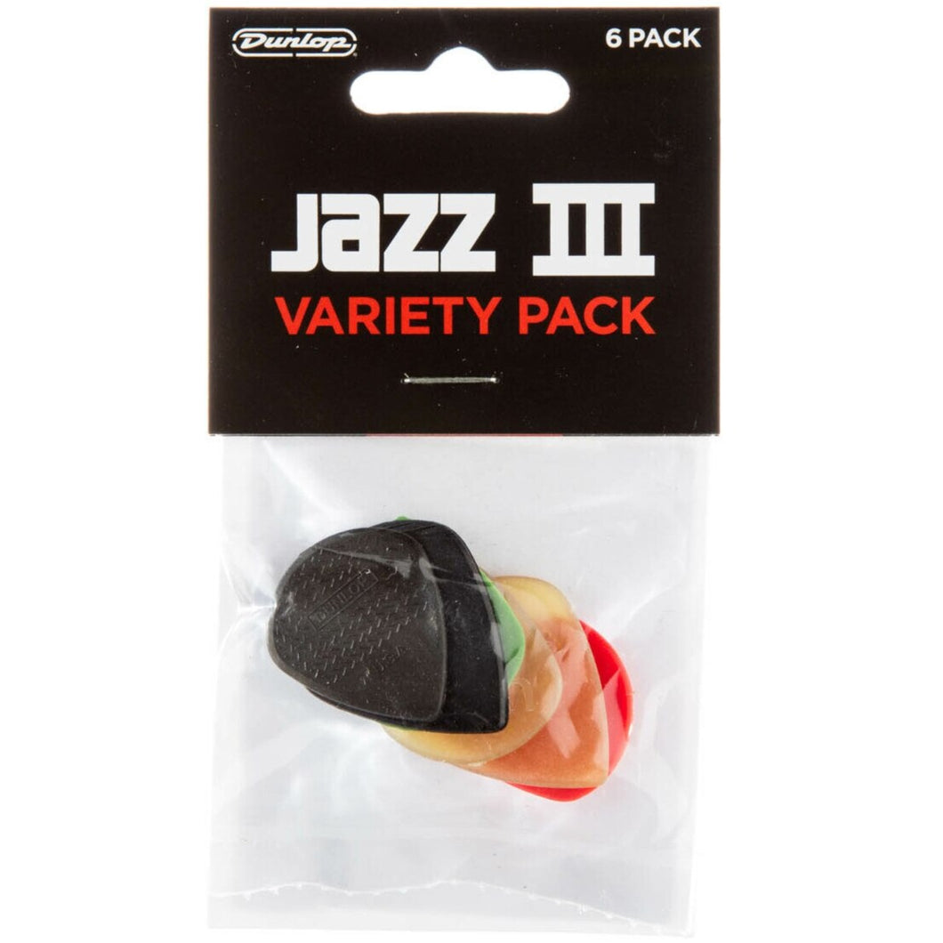 Dunlop PVP103 Jazz III Pick Variety Pack-Easy Music Center