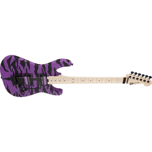 Charvel 296-9001-552 Satchel Signature Pro-Mod Dk Electric Guitar, HH Fluence, Floyd Rose - Satin Purple-Easy Music Center
