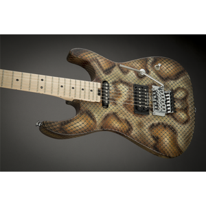Charvel 296-9197-591 Warren Demartini Sig Pro-Mod Snake Electric Guitar, HS Duncan Custom - Snakeskin-Easy Music Center