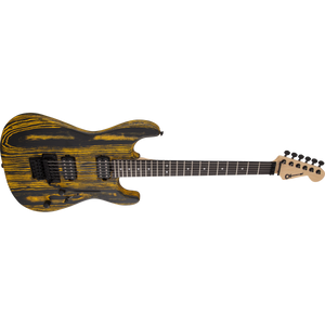 Charvel 297-5001-500 Pro-Mod San Dimas Style 1 Electric Guitar, HH, Floyd Rose - Old Yella-Easy Music Center