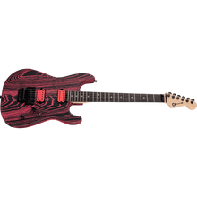 Load image into Gallery viewer, Charvel 297-5001-521 Pro-Mod San Dimas Style 1 Electric Guitar, HH, Floyd Rose, Ebony Fretboard - Neon Pink Ash-Easy Music Center
