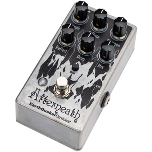 Earthquaker AFTERNEATH3-LTD Limted Edition Afterneath v3 Otherworldy Reverb, Raw Silver-Easy Music Center