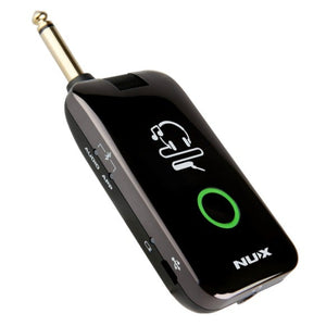 NUX MP-2 Mighty Plug for Guitar & Bass Modeling Earphone Amplug w/ Bluetooth-Easy Music Center