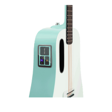 Load image into Gallery viewer, Lava Music BLUE-LAVA-GREEN Blue Lava Touch 36&quot; HPL Acoustic-Electric Smart Guitar w/ AirFlow Bag, Aqua/Mint Green-Easy Music Center
