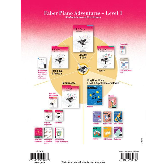 Hal Leonard HL00420171 Level 1 - Lesson Book - 2nd Edition, Faber Pian –  Easy Music Center