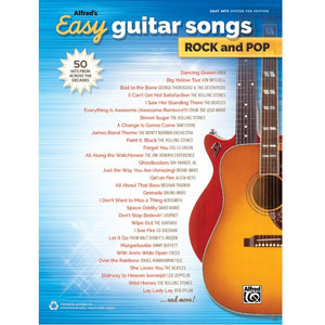 Alfred A-44725 Alfred's Easy Guitar Songs: Rock and Pop-Easy Music Center