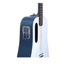 Load image into Gallery viewer, Lava Music BLUE-LAVA-BLUE Blue Lava Touch 36&quot; HPL Acoustic-Electric Smart Guitar w/ AirFlow Bag, Ice Blue-Easy Music Center
