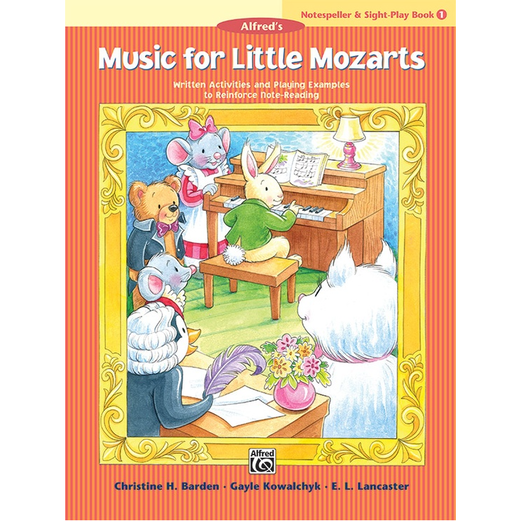 Alfred A-45268 Music for Little Mozarts: Notespeller & Sight-Play Book 1-Easy Music Center