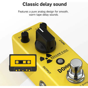Donner EC748 Yellow Fall Delay Pedal – Easy Music Center