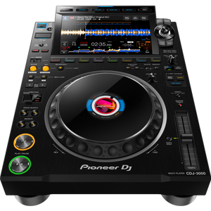 Pioneer CDJ-3000 Professional DJ Multi Player, Black-Easy Music Center