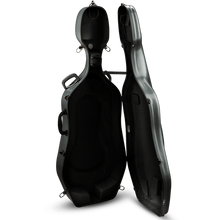 Load image into Gallery viewer, Eastman CACL18P-4/4BK Fiberglass Cello Case with Wheels-Easy Music Center
